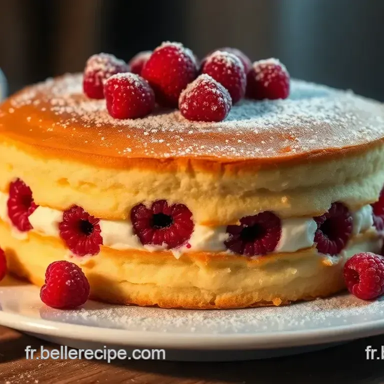 G&acirc;teau d Anniversaire &Eacute;l&eacute;gant: Genoise Framboise et Cr&egrave;me Vanille