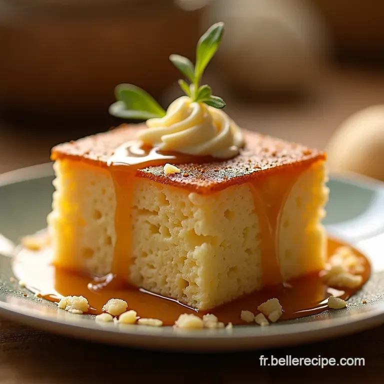 G&acirc;teau De Riz Au Caramel Beurre Sal&eacute; presentation