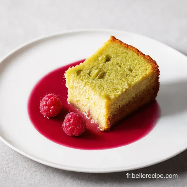 G&acirc;teau Divin Pistache et Framboise Un Duo &Eacute;l&eacute;gant