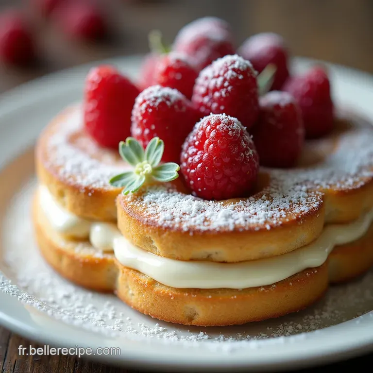 Le Bal Printanier Sabl&eacute; Breton Croustillant Cr&egrave;me Diplomate Vanill&eacute;e et Fraises &Eacute;clatantes