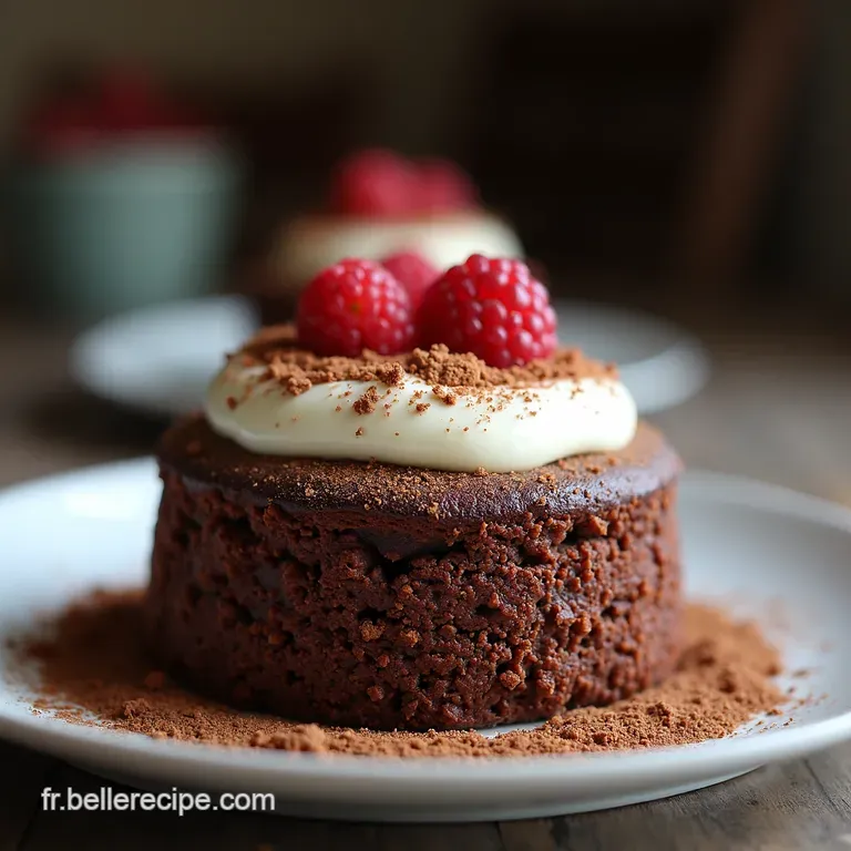 G&acirc;teau Moelleux ChocolatYaourt Minute Le Plaisir Sans Attendre