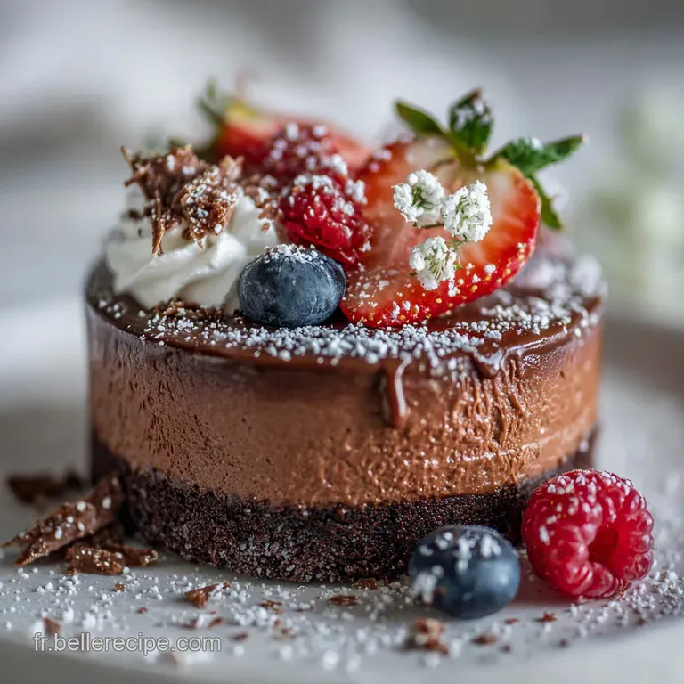 Recette G&acirc;teau Mousse Chocolat et Mascarpone