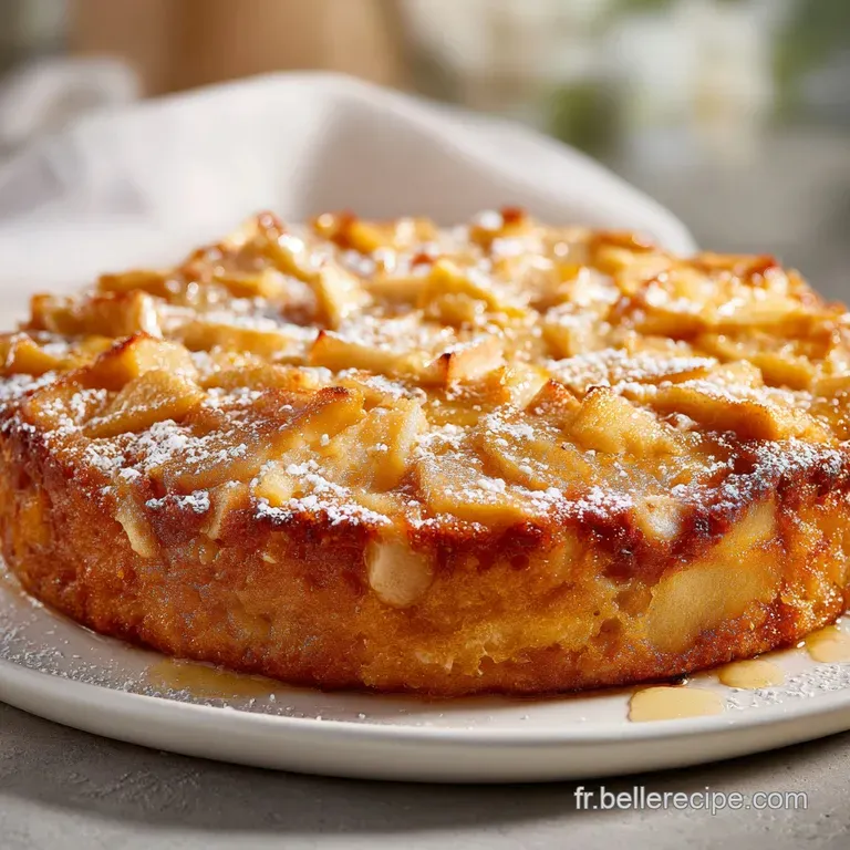 Recette Facile G&acirc;teau Pommes Po&ecirc;le Cannelle