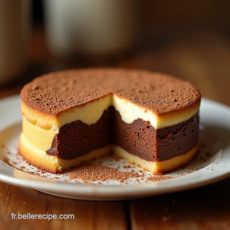 G&acirc;teau Trois Mousses Au Chocolat presentation