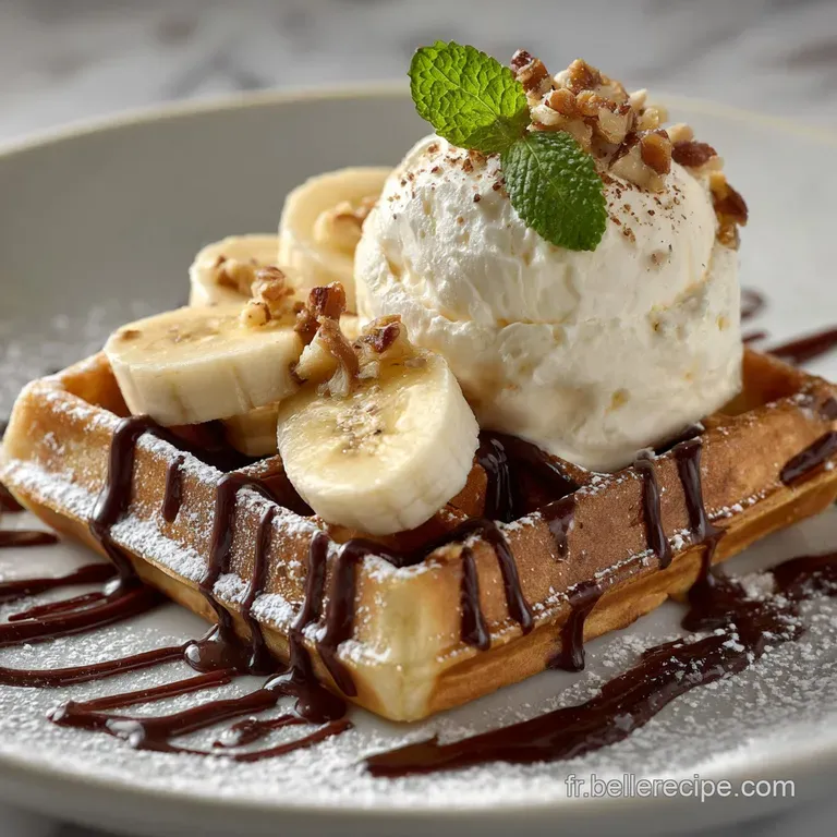 Les Gaufres Moelleuses &agrave; la Banane La L&eacute;g&egrave;ret&eacute; Sans Beurre