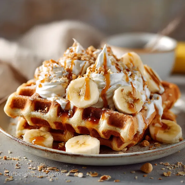 Gaufres Banane Avoine La Recette Saine Et Croustillante Pour Brunch presentation