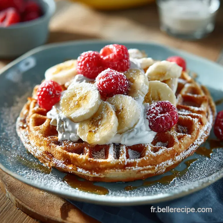 Gaufres Banane Avoine La Recette Saine et Croustillante pour Brunch