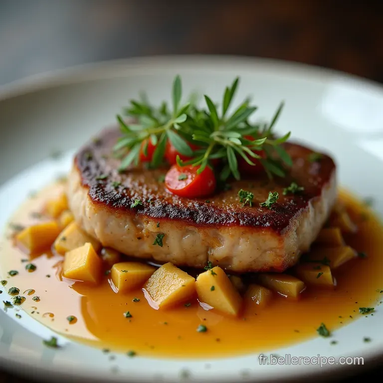 Le Gigot Royal Agneau aux Herbes Fines et son Jus Cors&eacute;