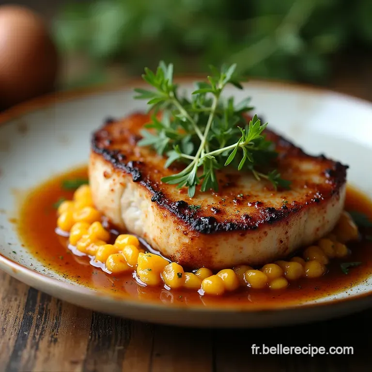 Le Gigot du Dimanche Agneau R&ocirc;ti aux Fines Herbes Jus de Cuisson R&eacute;duit