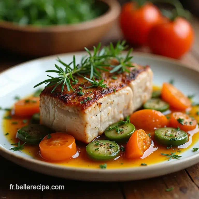 Gigot Dagneau R&ocirc;ti Aux Herbes De Provence Et L&eacute;gumes Du Soleil presentation