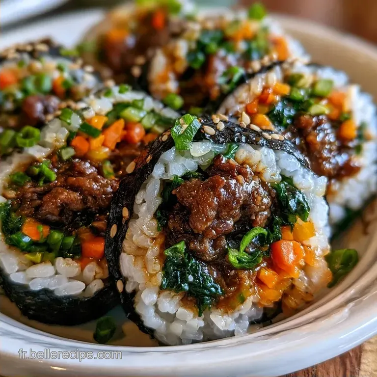 Gimbap B&oelig;uf Bulgogi en 50 Minutes