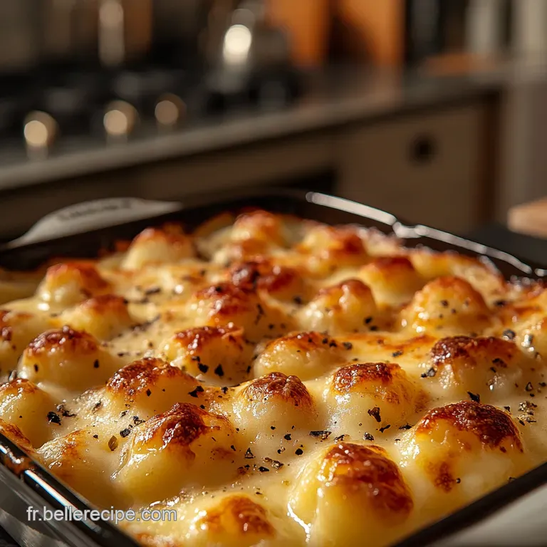 Gnocchis Gratin&eacute;s Au Gruy&egrave;re Le D&eacute;lice Maison presentation