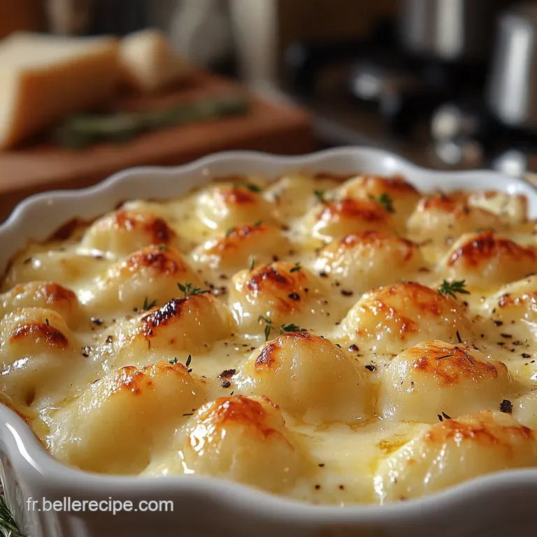 Gnocchis Gratin&eacute;s au Gruy&egrave;re Le D&eacute;lice Maison