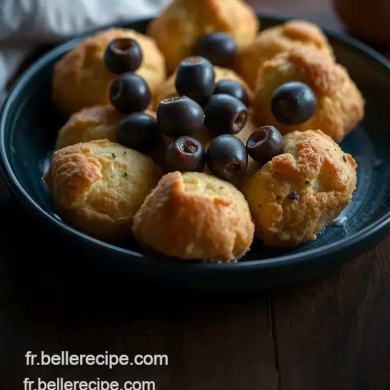 Goug&egrave;res Aux Olives Et Herbes De Provence presentation