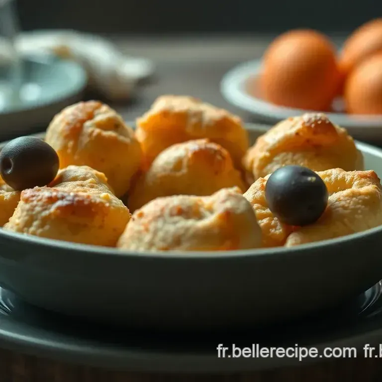 Goug&egrave;res aux Olives et Herbes de Provence