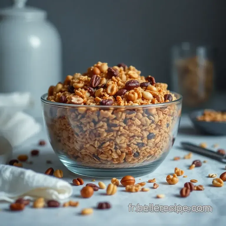 Granola Croustillante Maison : Le Secret Du Petit-D&eacute;jeuner Parfait presentation