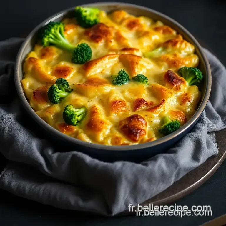 Gratin Dauphinois Au Brocoli Et Gruy&egrave;re presentation