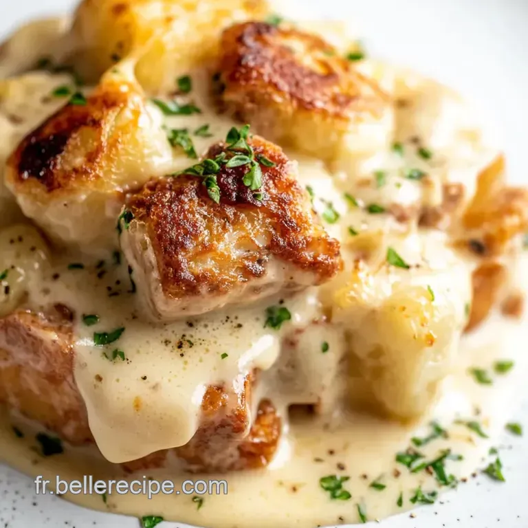 Gratin Dauphinois Express Au Jambon Et Gruy&egrave;re presentation