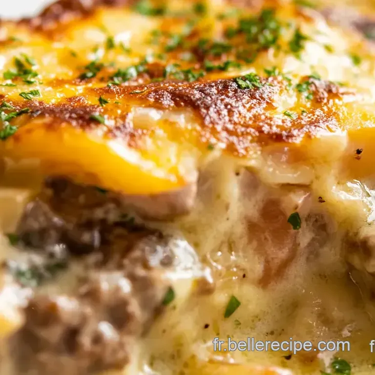 Gratin Dauphinois Express au Jambon et Gruy&egrave;re