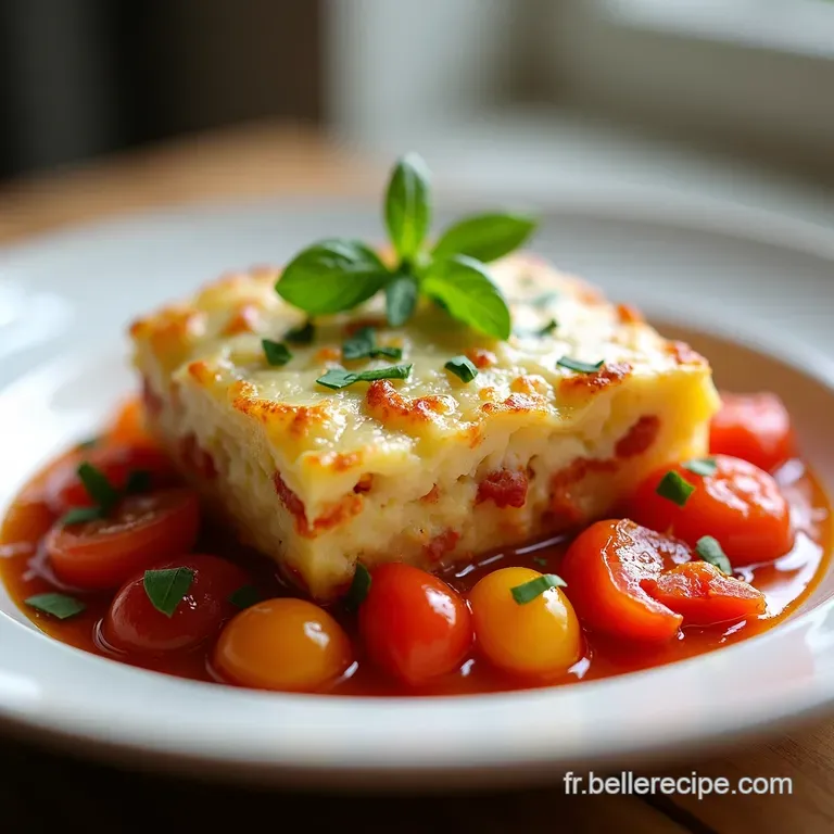Gratin Dauphinois Tomates et Mozzarella Magnifique