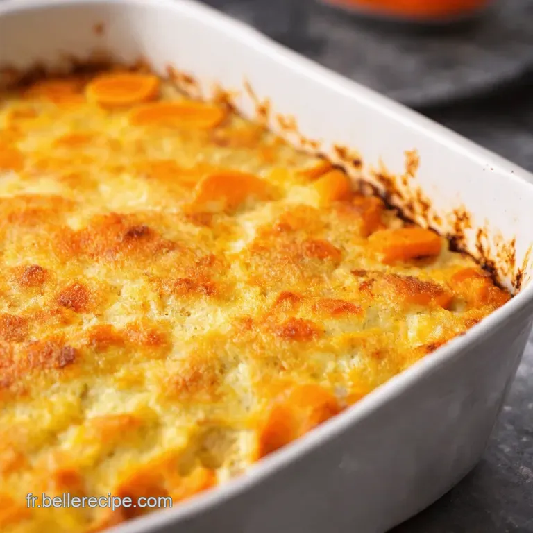 Gratin De Carottes L&eacute;ger La Touche Fran&ccedil;aise presentation