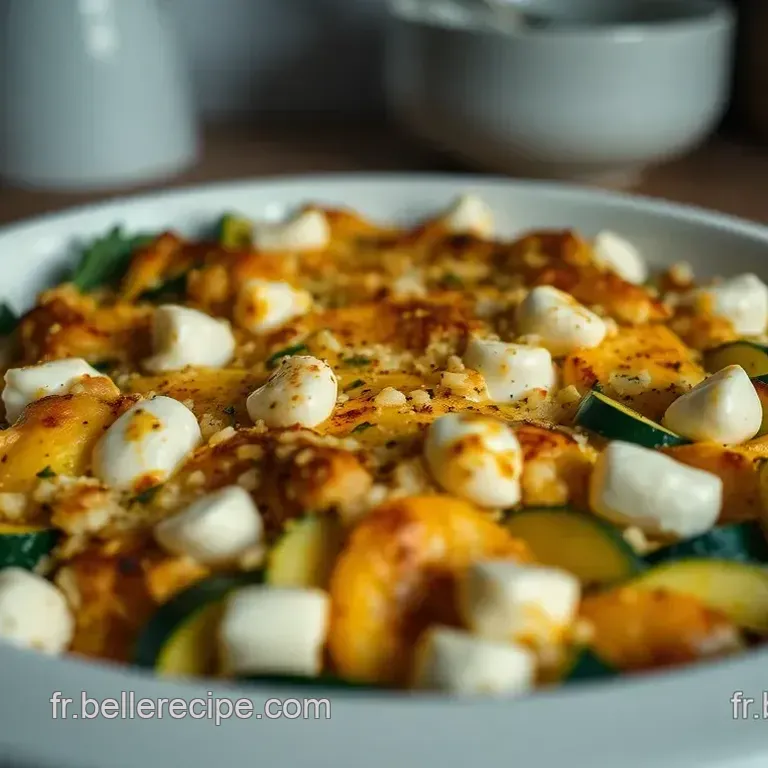 Gratin de Courgettes et Mozzarella