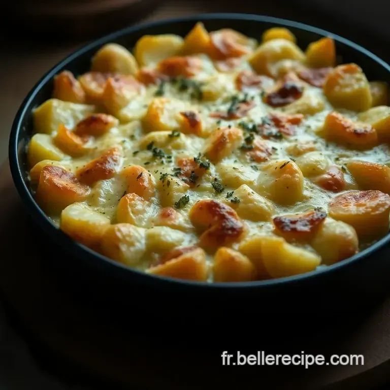 Gratin De Pommes De Terre Savoureux Au Four presentation