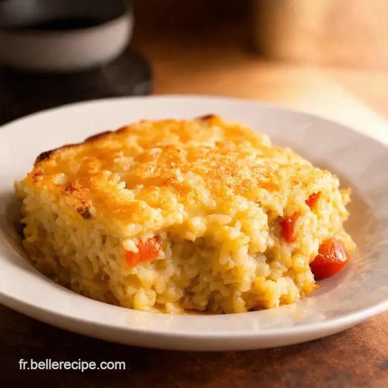 Gratin De Riz &Agrave; La Tomate Un Classique R&eacute;confortant presentation