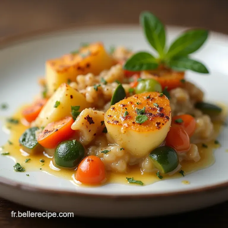 Le Gratin Confort M&eacute;lange de L&eacute;gumes de Saison &agrave; la Cr&egrave;me dEmmental L&eacute;ger