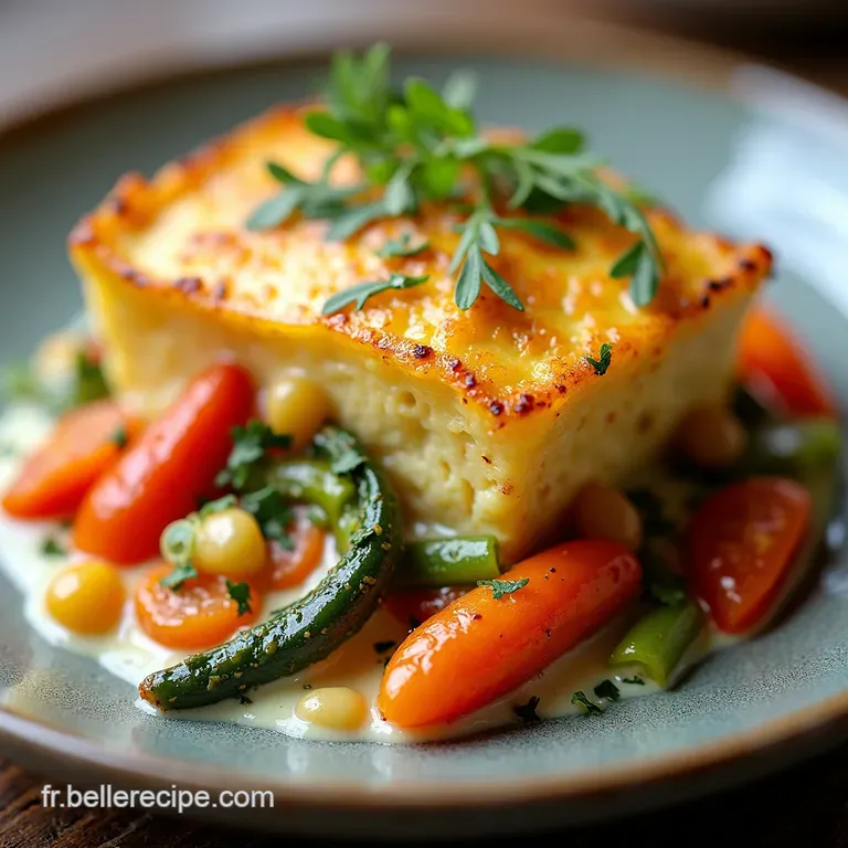 Le Gratin des Gourmands L&eacute;gumes de Saison R&ocirc;tis Sauce Cr&eacute;m&eacute;e &agrave; lEmmental Affin&eacute;