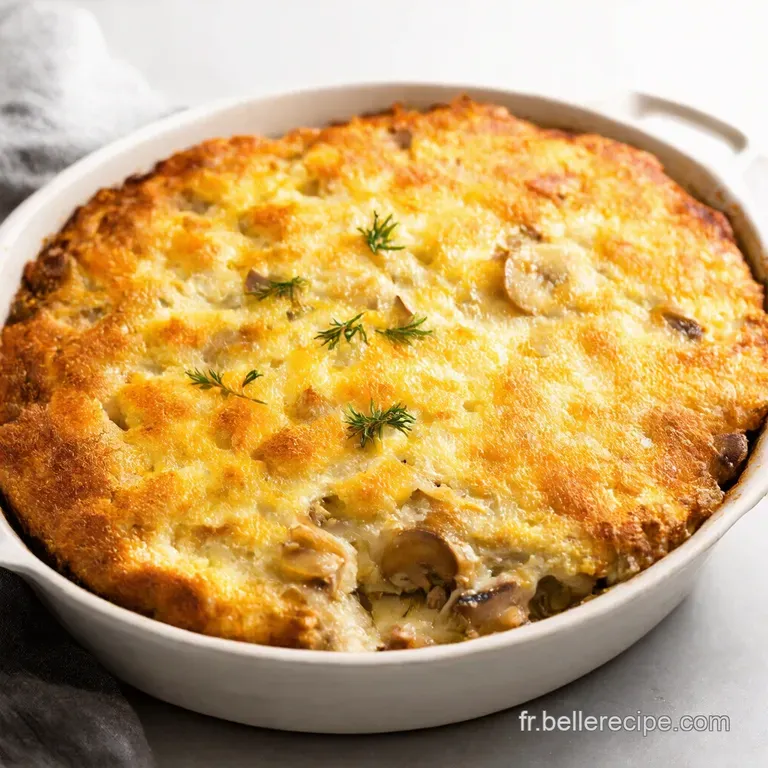 Gratin Savoyard Saucisses Champignons et Pommes de Terre