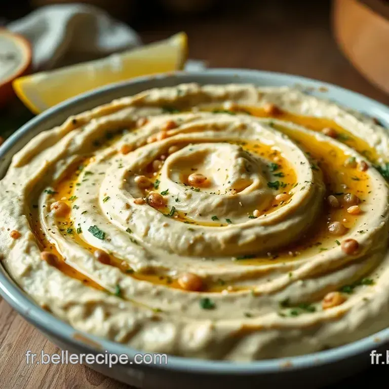Houmous aux F&egrave;ves et Herbes Fra&icirc;ches