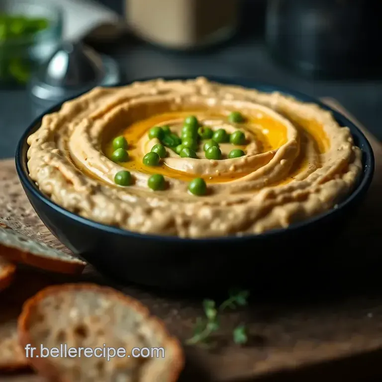 Houmous Express : Le Dip Cr&eacute;meux Pr&ecirc;t En 3 Minutes ! presentation