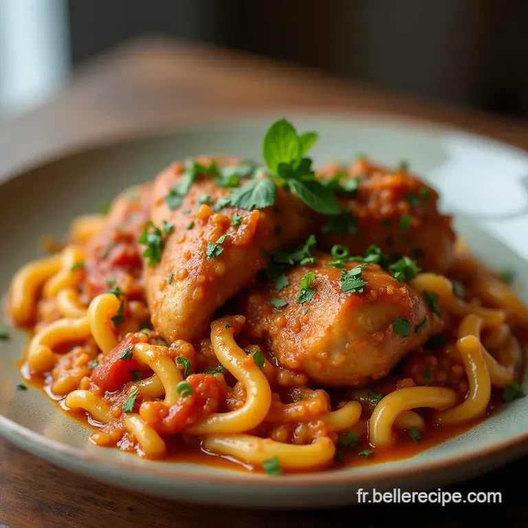 Jambalaya au Poulet Fa&ccedil;on Louisiane Un Plat Unique Simple et Ensoleill&eacute;