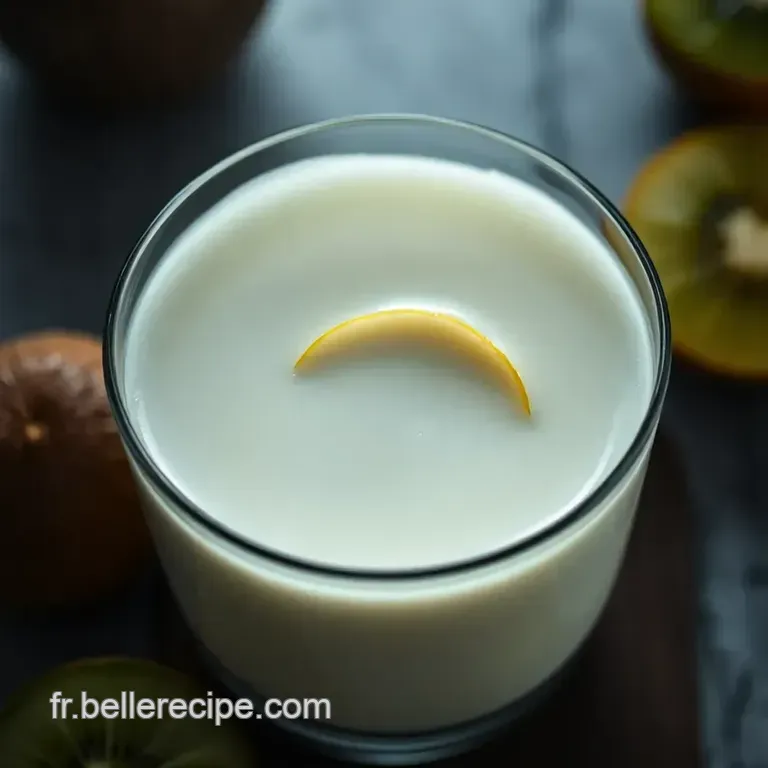 K&eacute;fir De Pomme Et Kiwi : Une Boisson Ferment&eacute;e Gourmande presentation