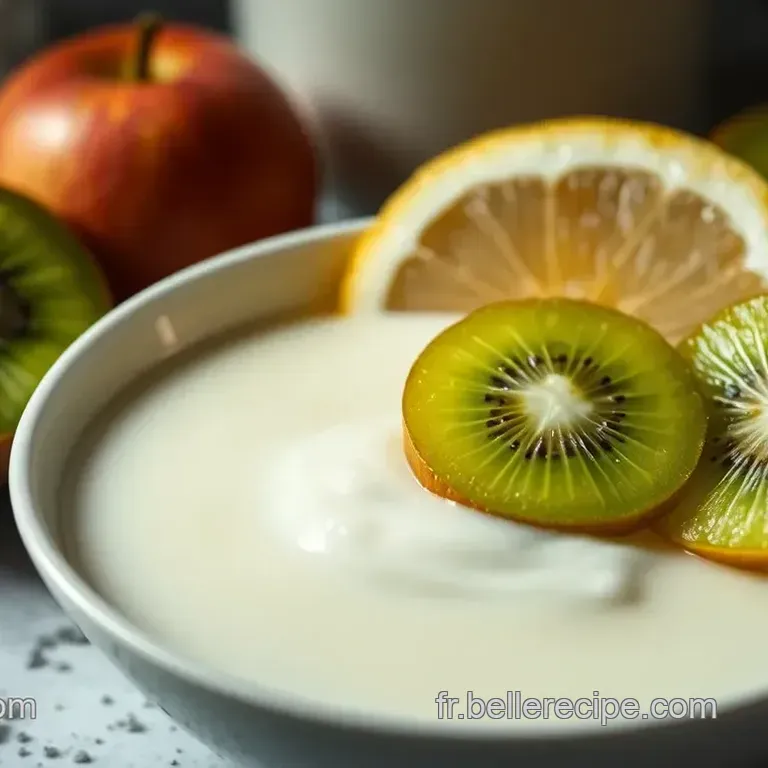 K&eacute;fir de Pomme et Kiwi : Une Boisson Ferment&eacute;e Gourmande