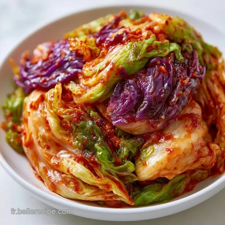 Kimchi Ferment&eacute; Piment&eacute; Rapide au Gochugaru