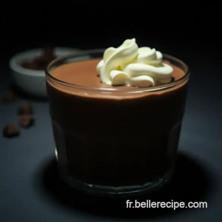 La Mousse Au Chocolat Bonne Maman presentation