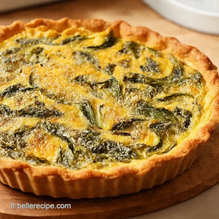 La Tarte Aux &Eacute;pinards Comme &Agrave; La Maison presentation