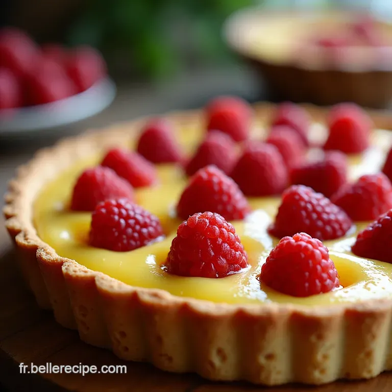La Tarte Aux P&ecirc;ches Et Framboises Linratable De Ma Grandm&egrave;re presentation
