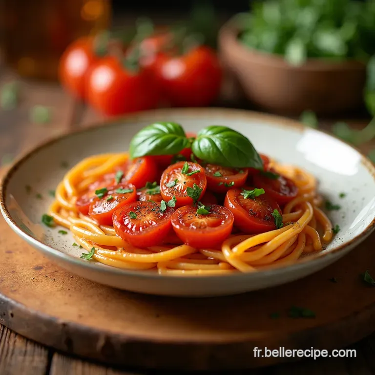 La Vraie Sauce Tomate Maison Mijot&eacute;e &Agrave; Litalienne presentation