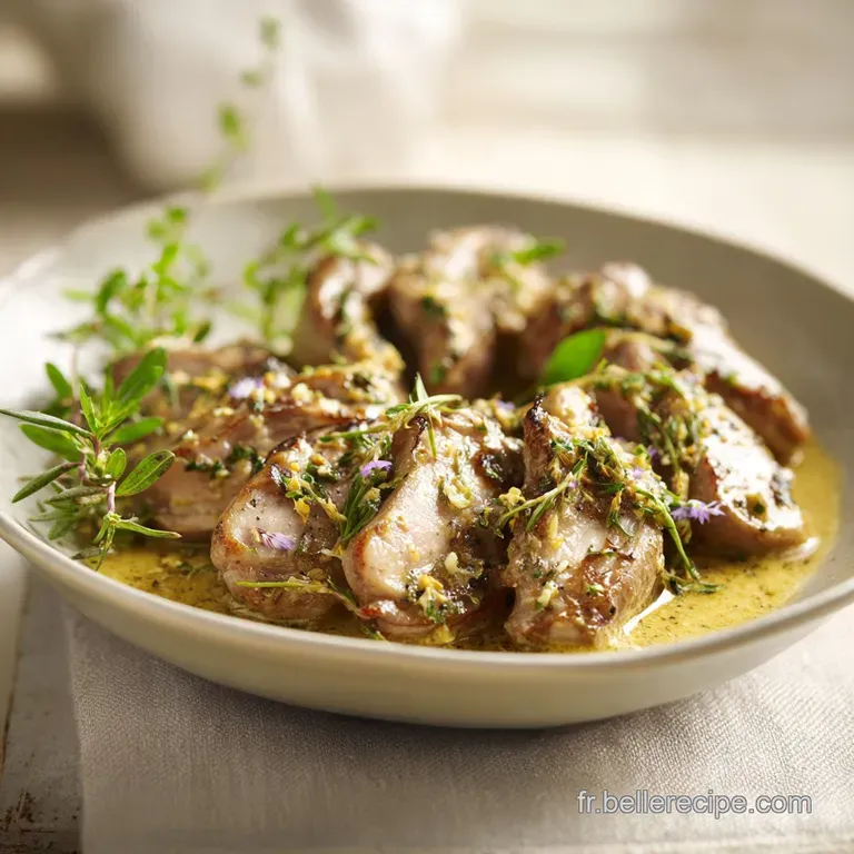 Lapin &agrave; la Moutarde : Viande Fondante