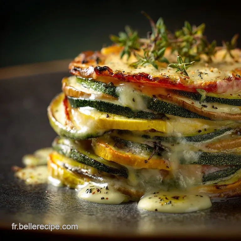 La Lasagne Du Soleil L&eacute;gumes R&ocirc;tis B&eacute;chamel Cr&eacute;m&eacute;e Et Parfum De Provence presentation