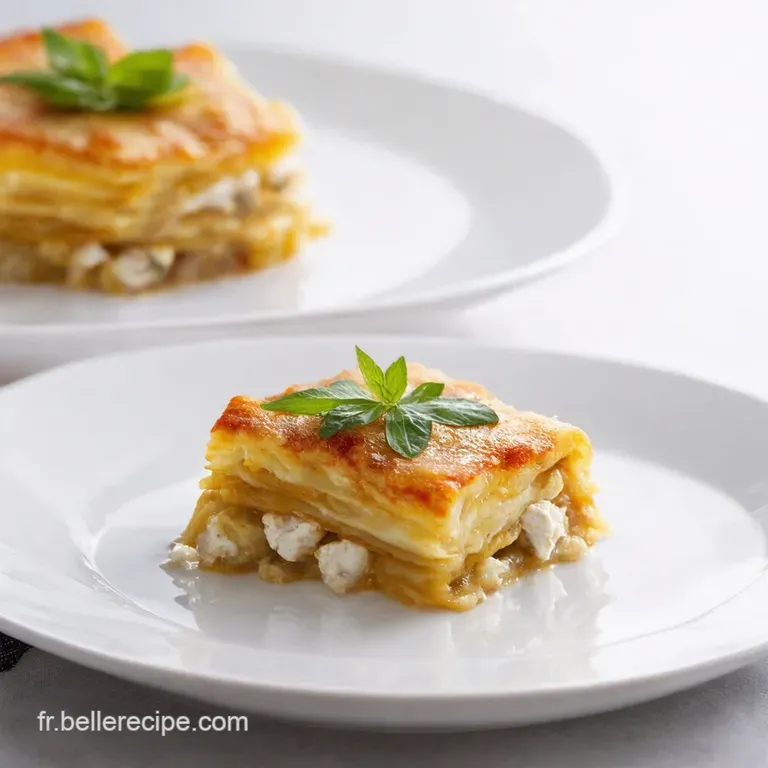 Lasagnes dAutomne au Ch&egrave;vre et Butternut Symphonie de Saveurs