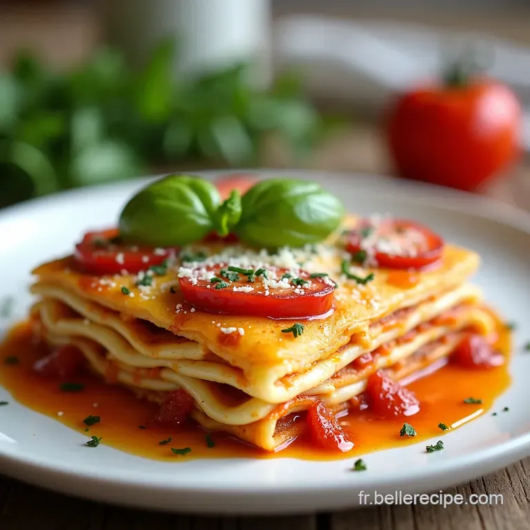 Lasagnes L&egrave;g&egrave;res &agrave; la Ricotta et &Eacute;pinards
