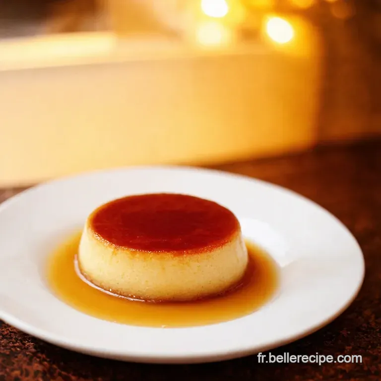 Le Flan P&acirc;tissier Sans P&acirc;te De Mercotte presentation