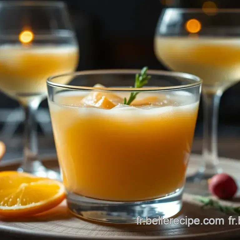 Le Fleur de P&ecirc;che &ndash; A Sparkling Peach & Lavender Cocktail