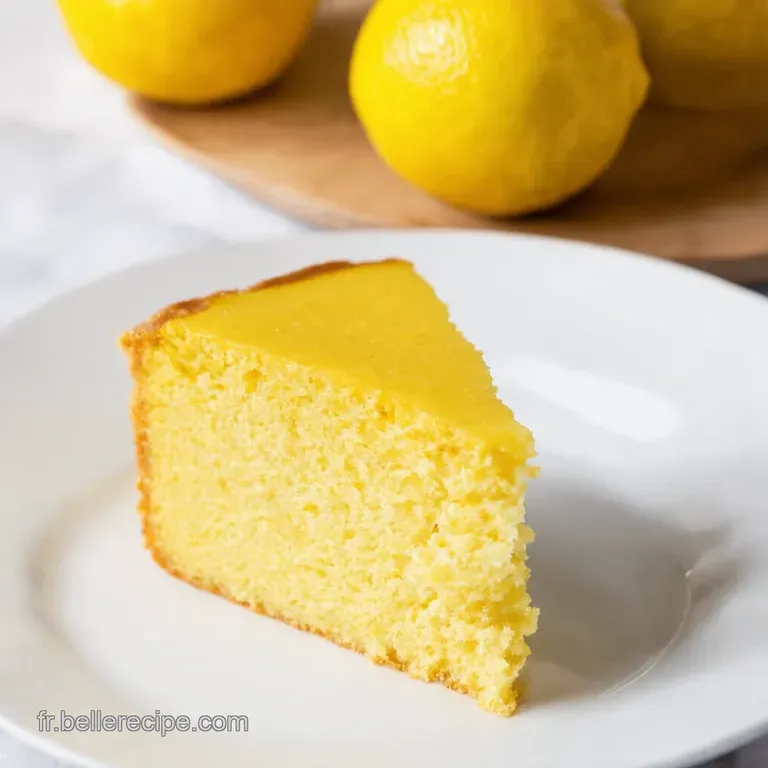 Le G&acirc;teau au Citron Ensoleill&eacute;