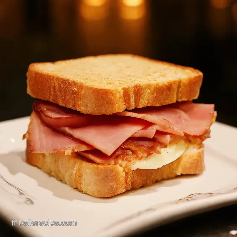 Le Magnifique Jambonbeurre Elev&eacute; presentation