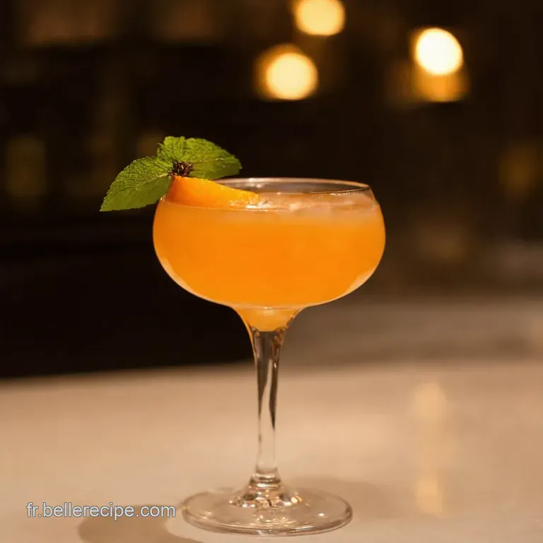 Le Pamplemousse P&eacute;tillant: K&eacute;fir & Pink Grapefruit Mocktail presentation